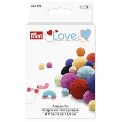 Prym Love Pompon-Set 3,3-5-9cm mint - 3Stk
