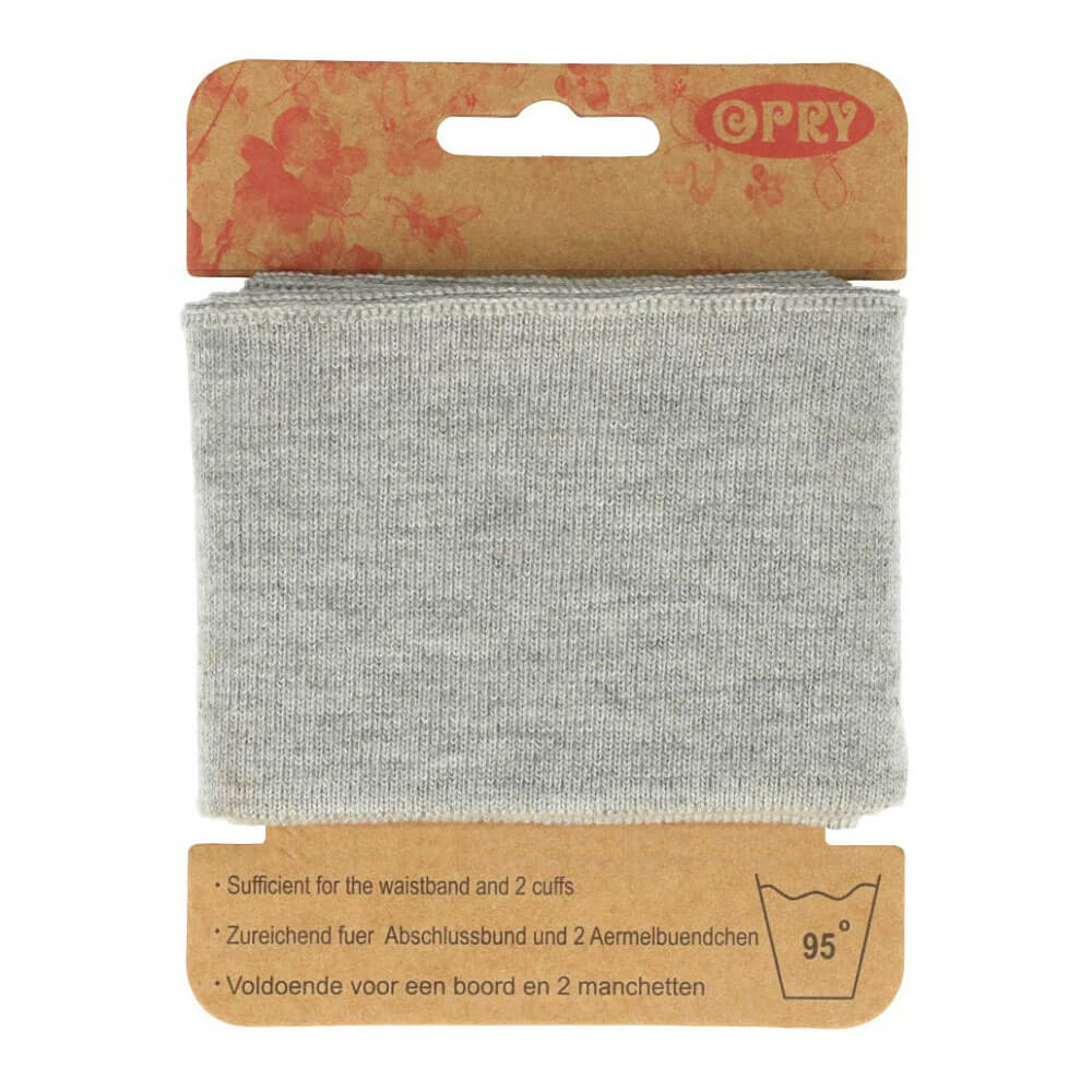 Opry boord en manchetten elastisch 6,5cm - 1,1m - 5st