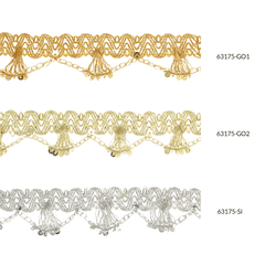 Lurex trim 40mm - 20m