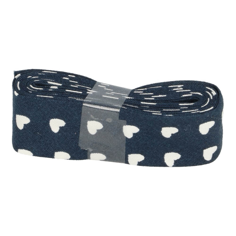 Dox Biaisband hartje 20mm - 10x2m - 1257