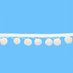 Pompom trim 70mm - 17.5m - 009