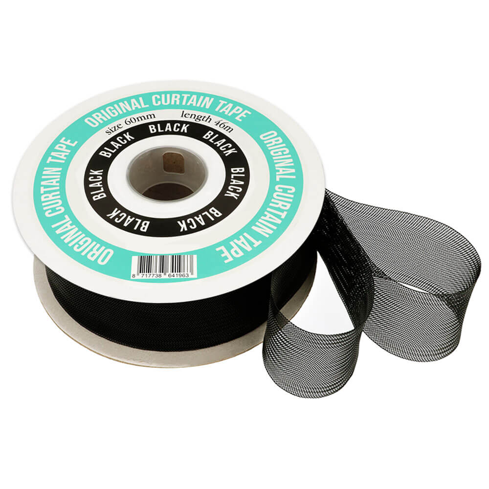 Gordijnband - hoofdenband 60mm - 46m