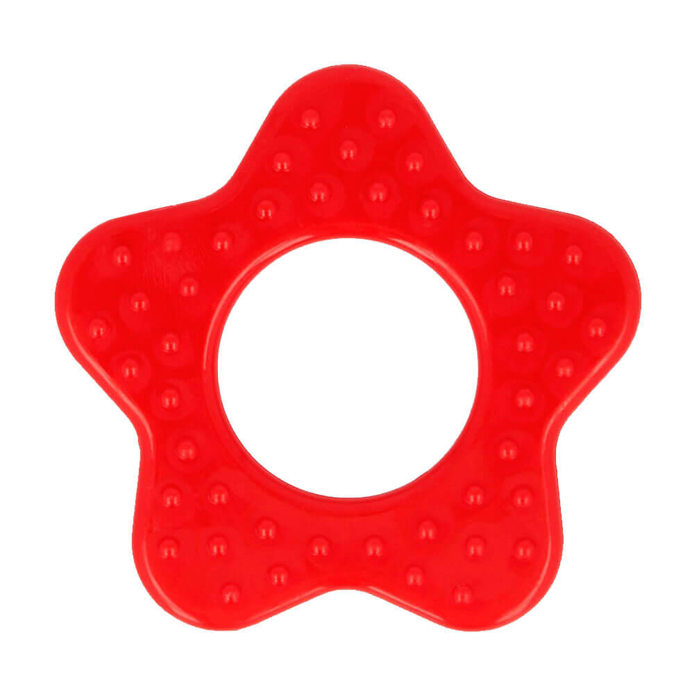 Opry Bijtring ster met noppen 65mm - 5st