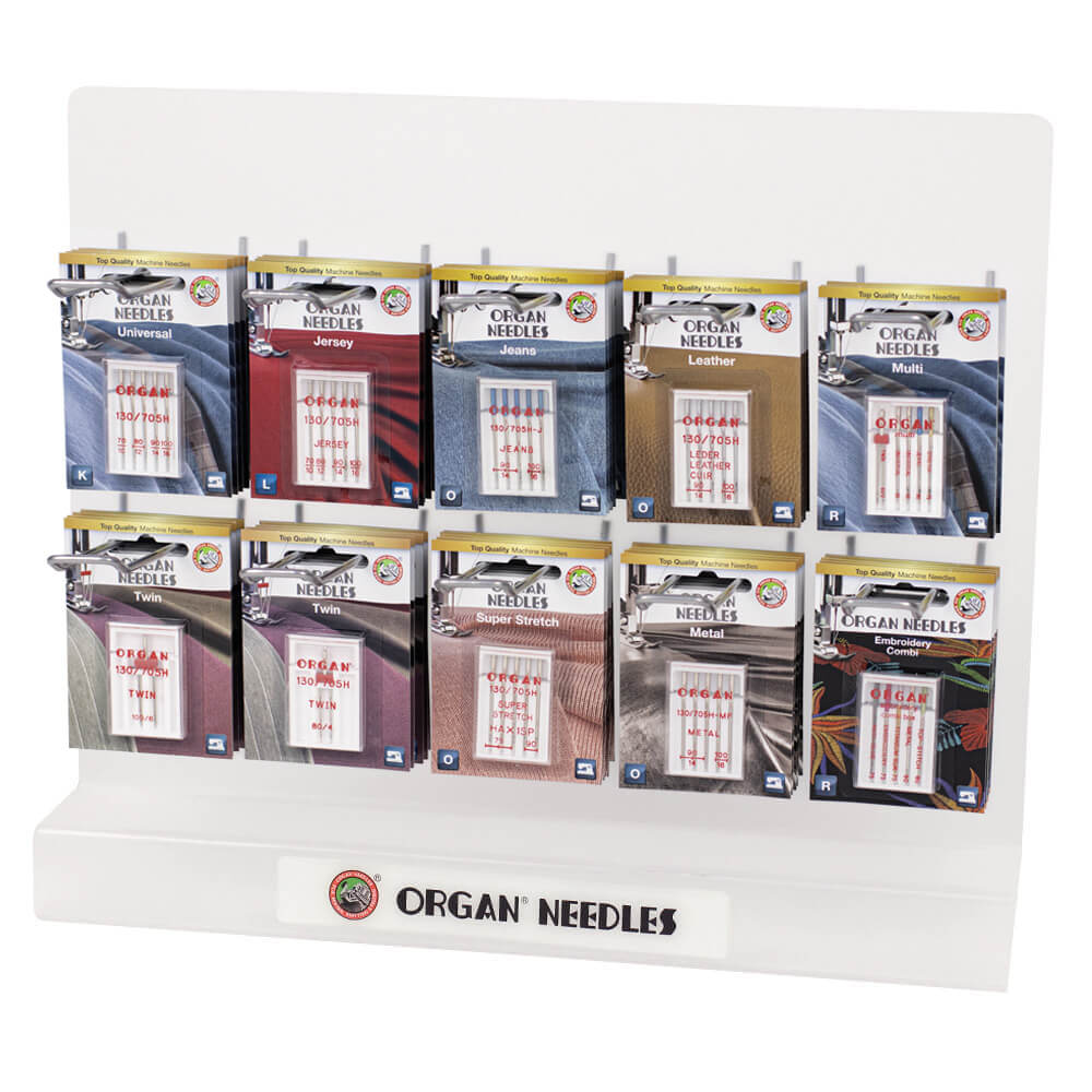 Organ Needles Toonbankdisplay voor 10 soorten - 1st