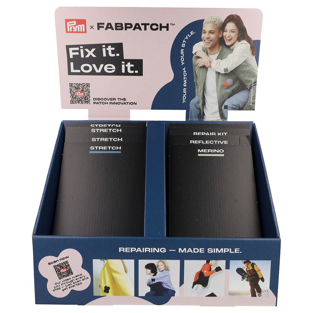 Prym FabPatch Display small empty 22x40cm NL-EN - 1pc