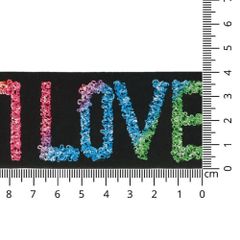 Gummiband Love 40mm - 10m