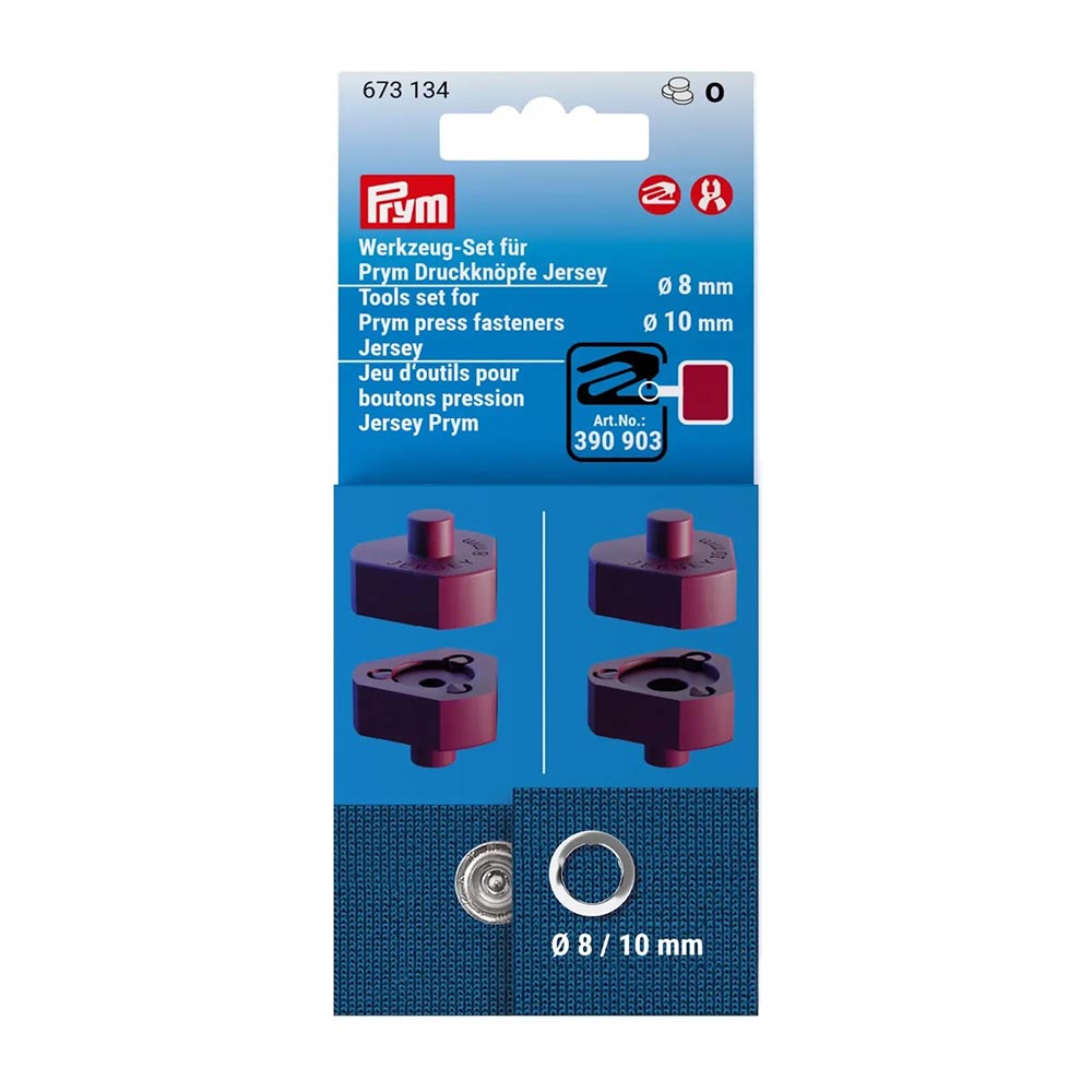 Prym Gereedschapset drukknopen Jersey 8-10mm - 3st