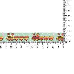 Geweven band treinen 17mm - 24m