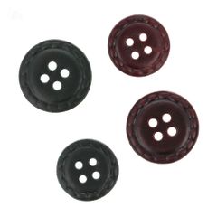 Knoop leer 4-gaats assortiment maat 24-28 - 1x200st