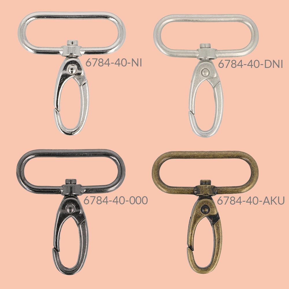 Karabinerhaken 40mm - 10Stk