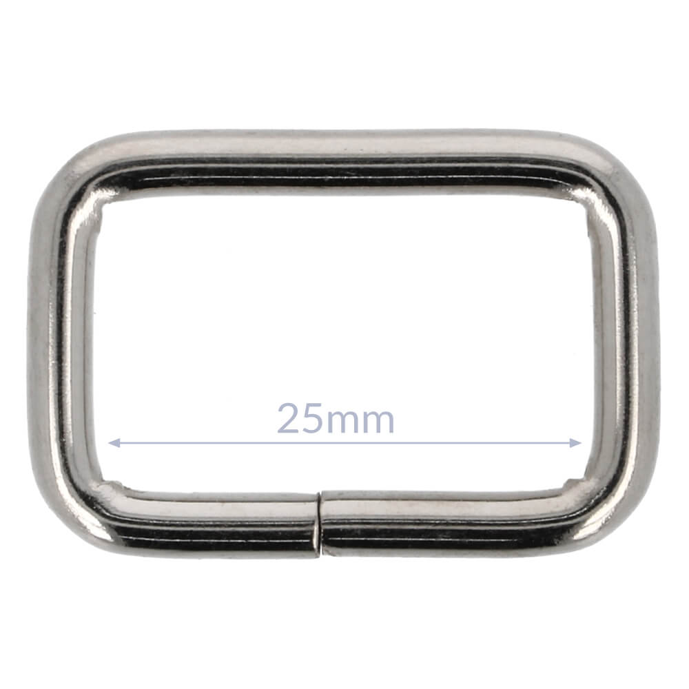 Buckle metal 25mm - 10pcs - NI