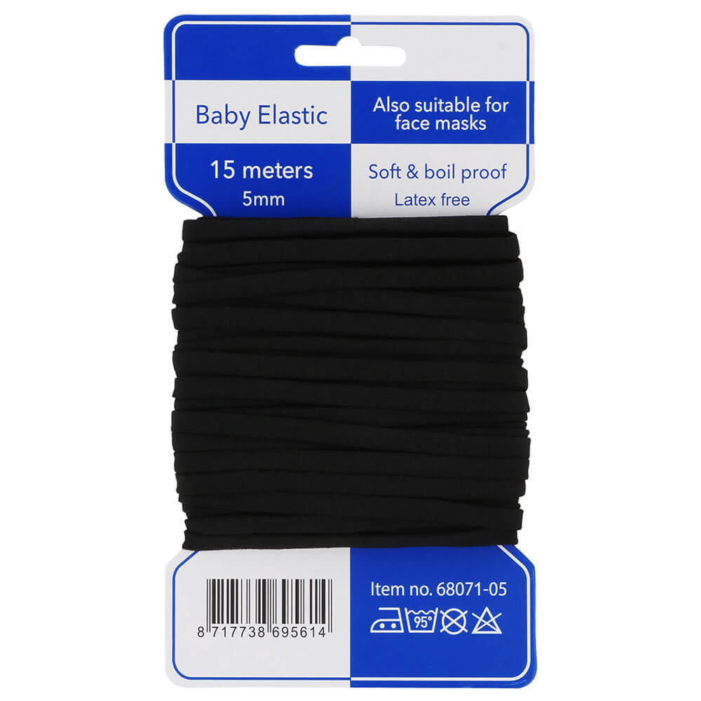 Baby-Gummiband 5mm - 6x15m