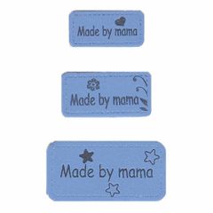 Opry Lederimitat-Labels made by mama - 5x3Stk