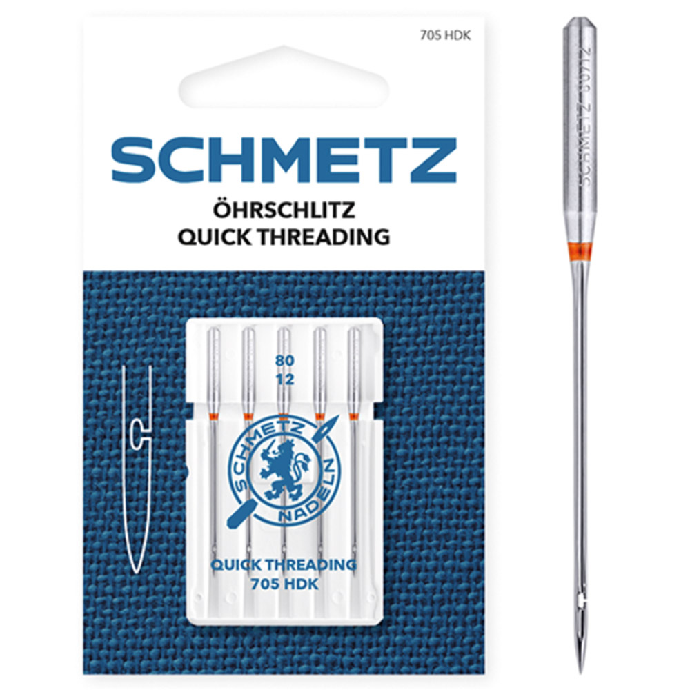 Schmetz Zelfrijgende naalden 5 naalden 80-12 - 20st