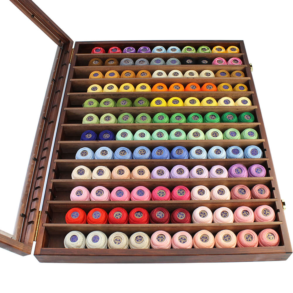 DMC Dentelles assortiment vitrine 2x60 kleuren - 1st