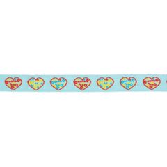 Woven ribbon hearts - 25m