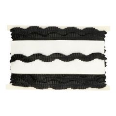 Satijn gerimpeld 15mm - 12,5m