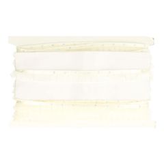 Ruffle ribbon with sequins - 23m