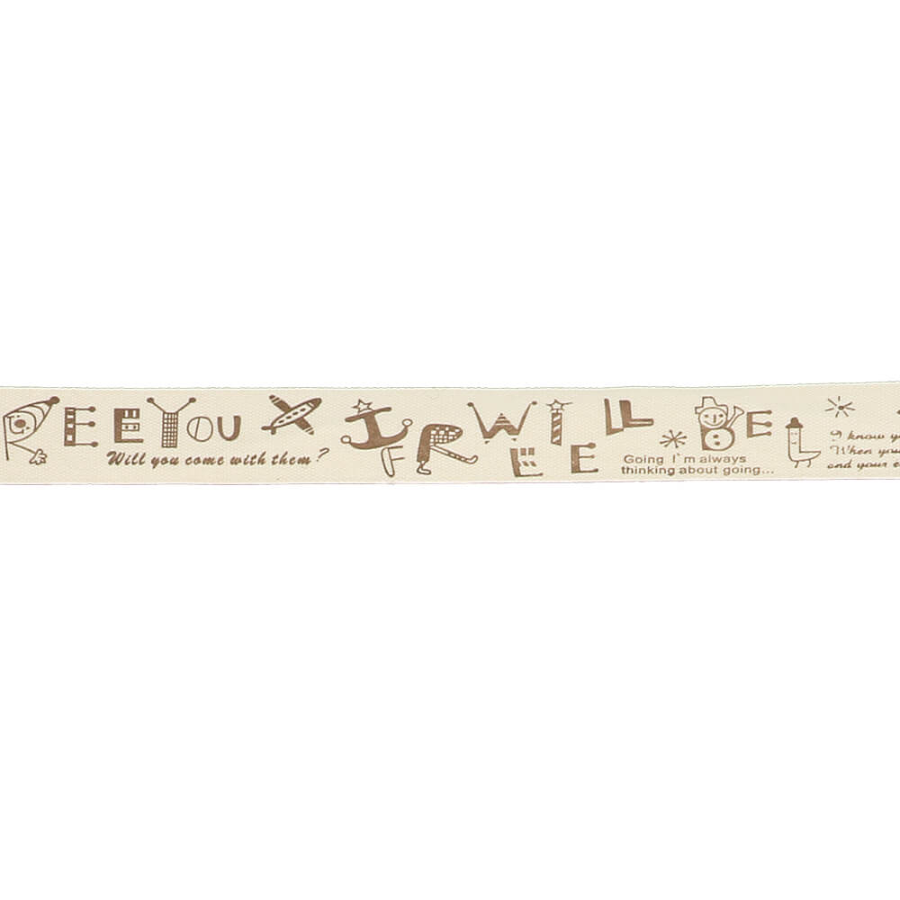 Ribbon text 15 mm 25 m