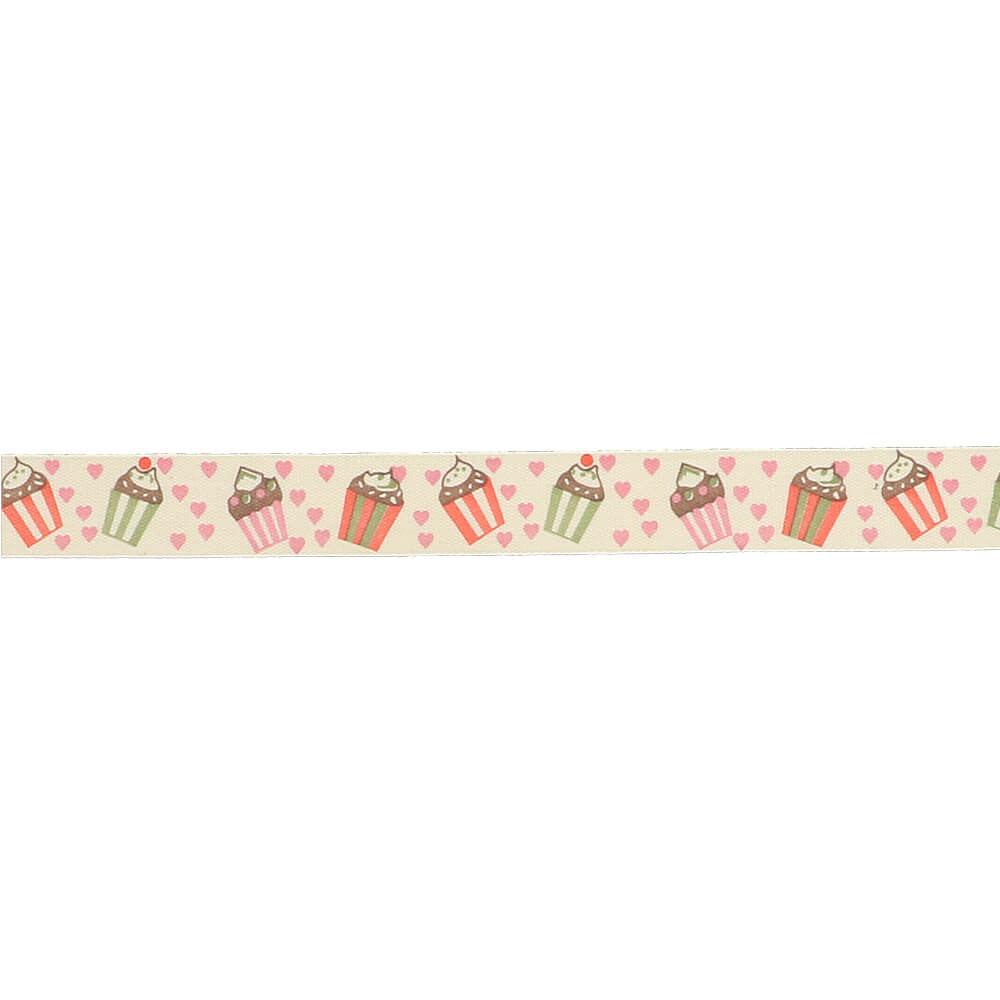 Bandje cupcake 15 mm 25 m
