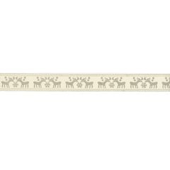 Ribbon reindeers snowflake 15mm - 25m