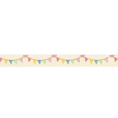 Ribbon birthday garlands 15 mm 25 m