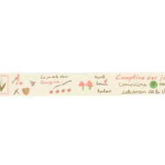 Ribbon comptine des jours 20mm 25 m