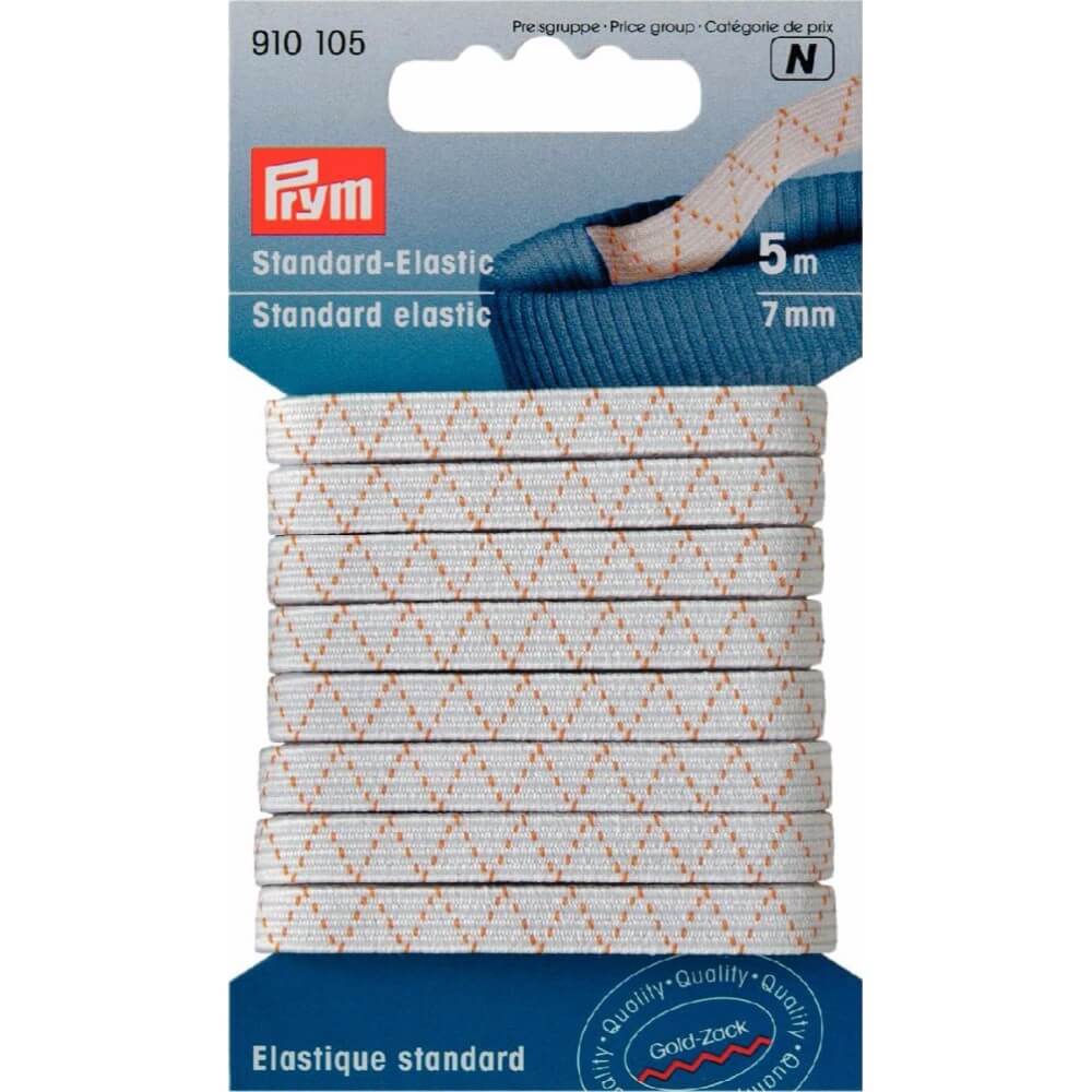 Prym Standaard elastiek 7mm - 5x5m