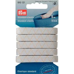 Prym Standaard elastiek 10mm wit - 5x5m