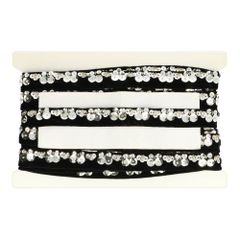 Samtband Pailletten - 9,2m