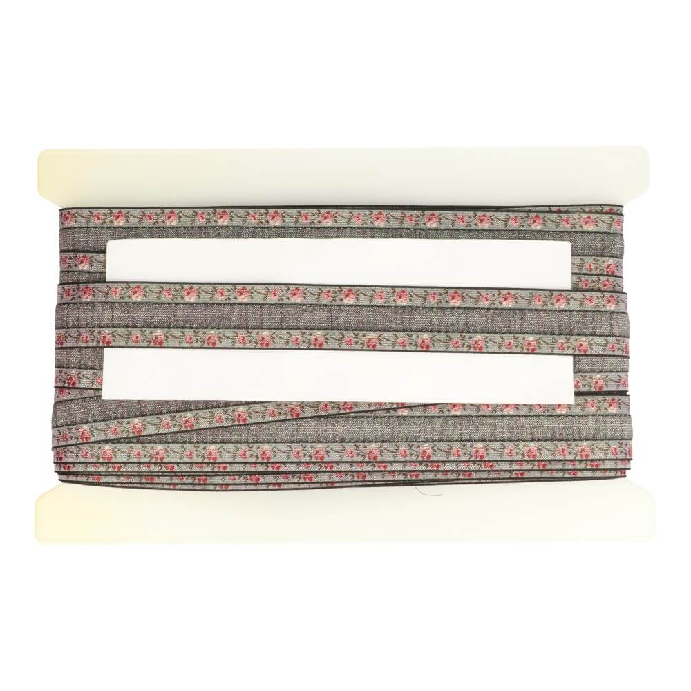 Band Glitter-bloem 30mm - 25m