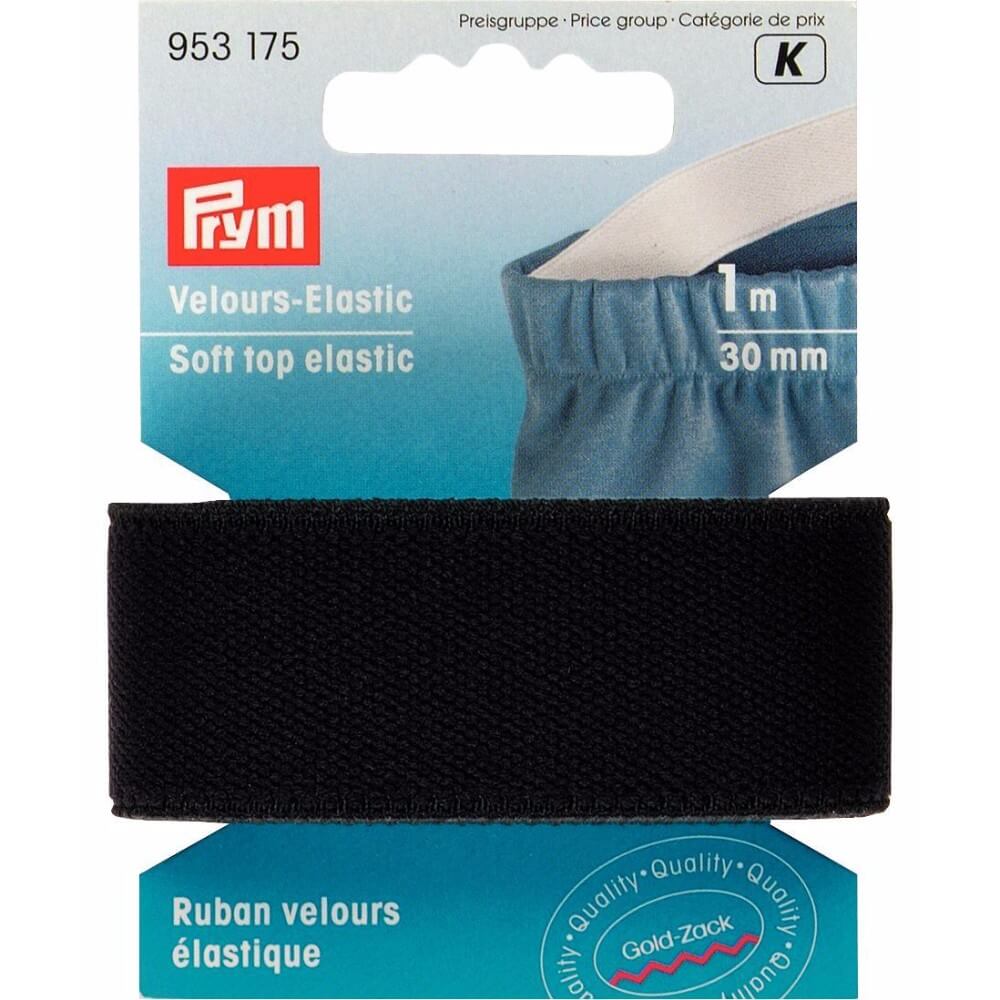 Prym Veloursbandelastiek 30mm - 5x1m