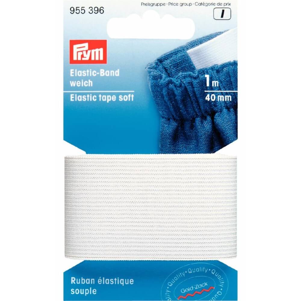 Prym Band elastiek zacht 40mm - 5x1m