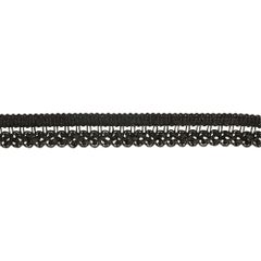 Schlaufenband schwarz/gold/silber - 9m