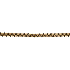 Schlaufenband schwarz/hell gold - 20m