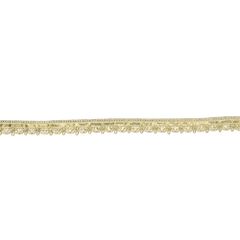 Band met pailletten licht goud - 20m