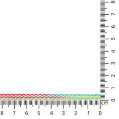Vierkant koord gemeleerd 5mm - 25m - 1