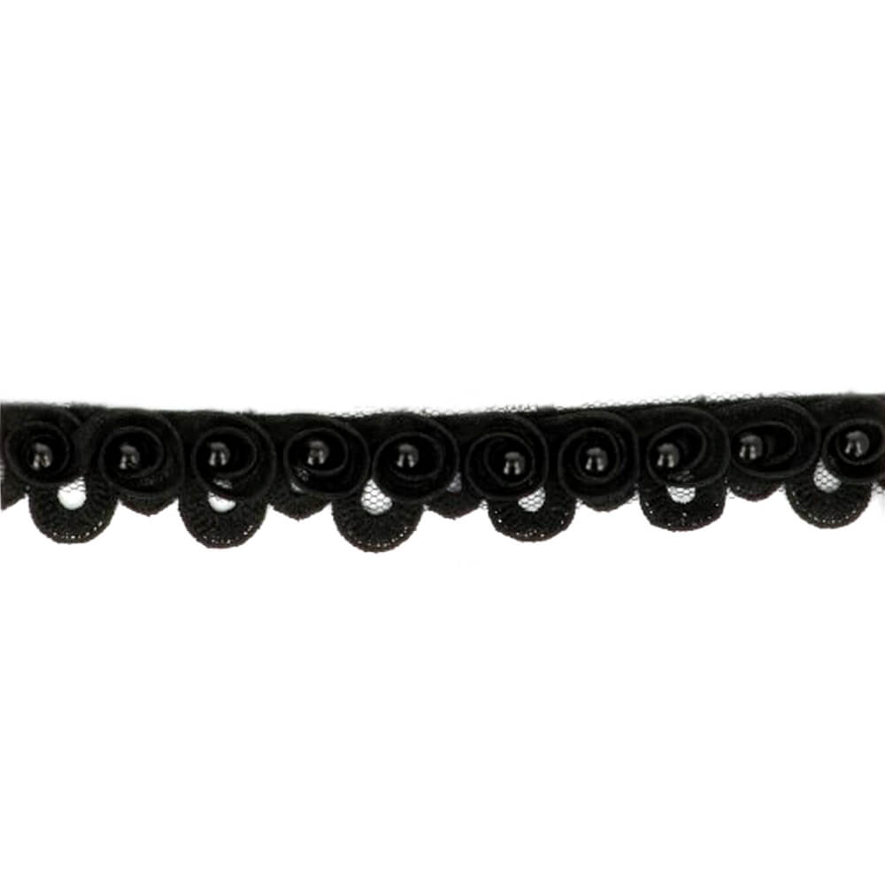 Ets kant met parel 2,5cm 000 13 meter