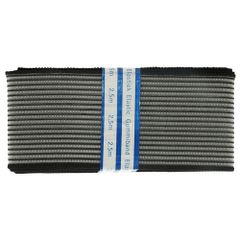 Woven elastic strong 20-60mm black - 20x2.5m