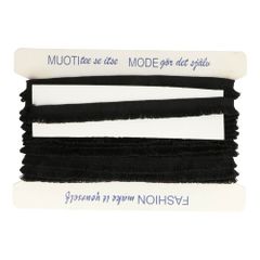 Brush Fringe black 22 - 35mm - 25 m