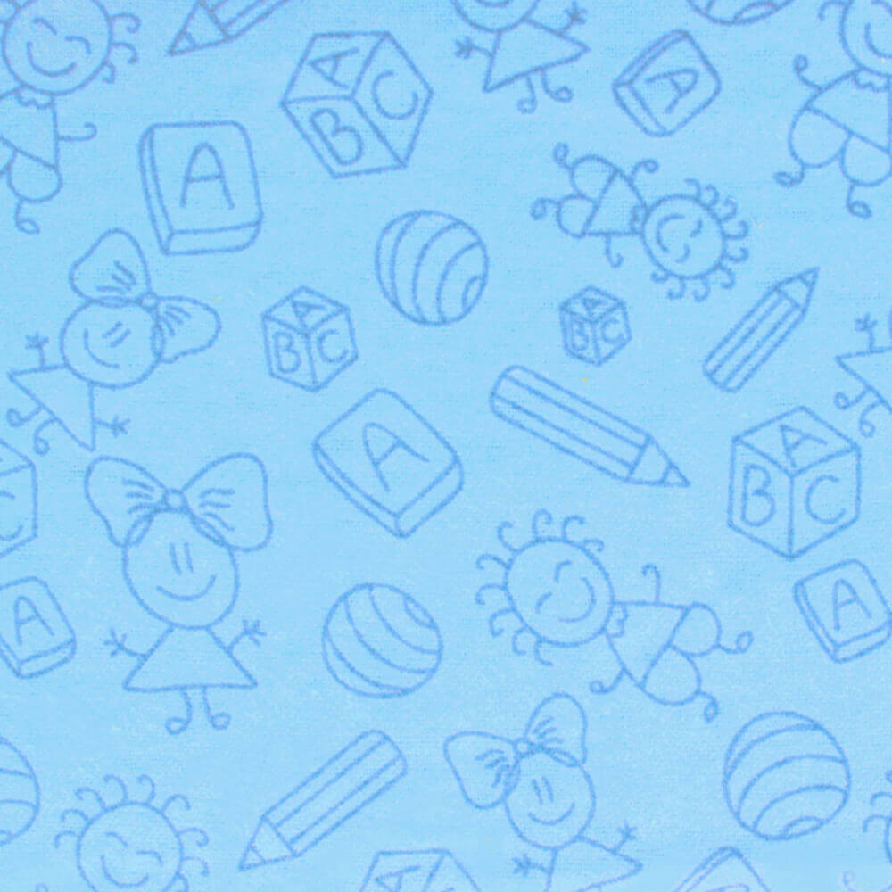 Tissu de Marie Stof flanel poppen 1,15m - 10m