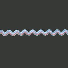 Zig Zag/Ric Rac Ribbon - 7mm - 25m - 259