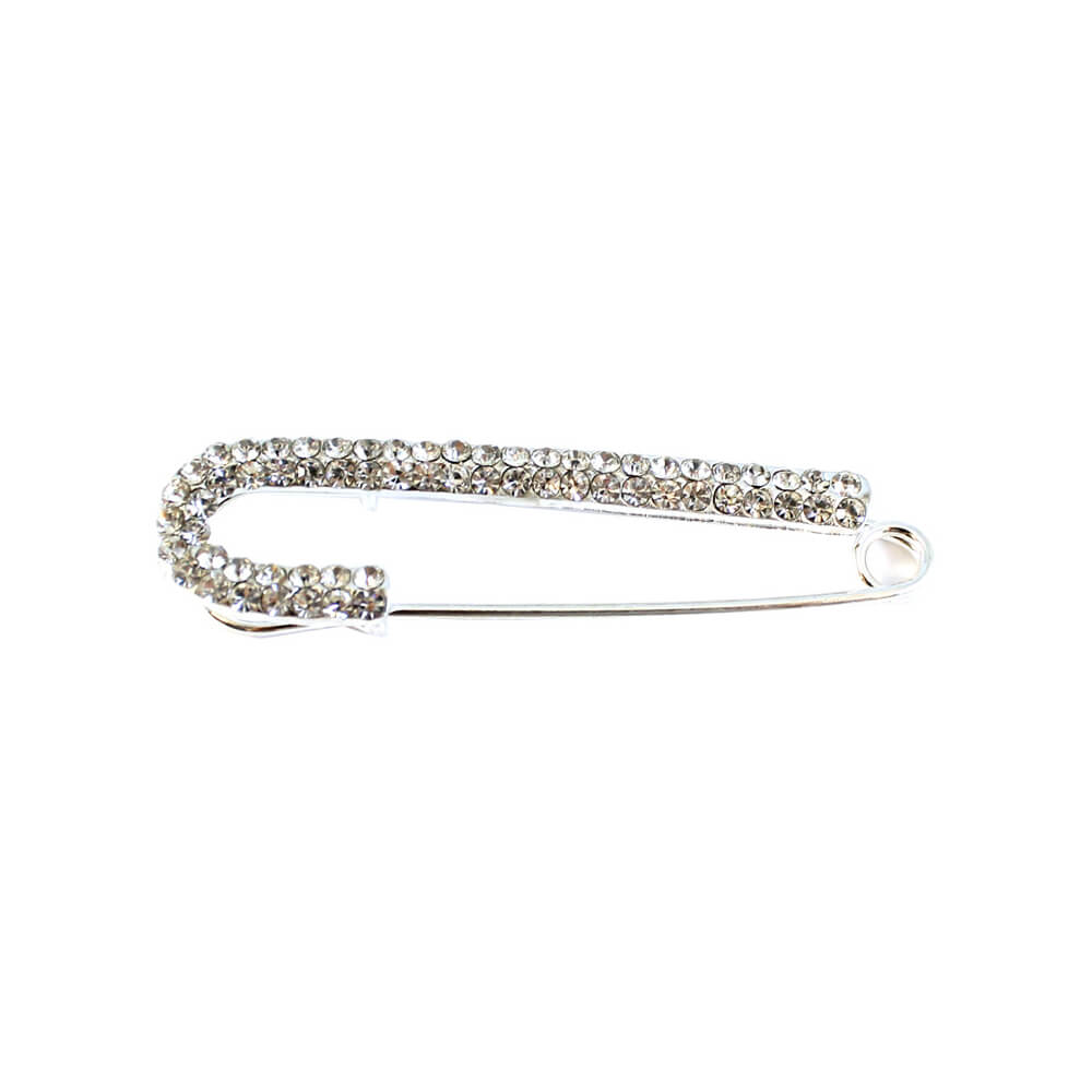 Kiltspelden diamantjes zilver - 5st