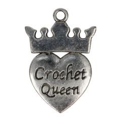 Anhänger Crochet Queen - 100Stk