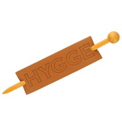 Hygge shawl pin leatherette 13.5cm - 10pcs