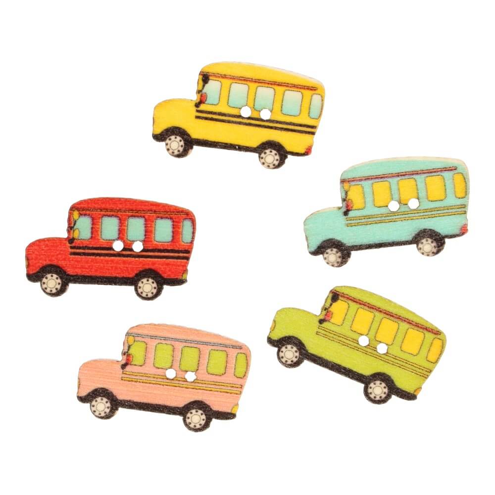 Button bus assorted size 48 - 30mm - 50pcs