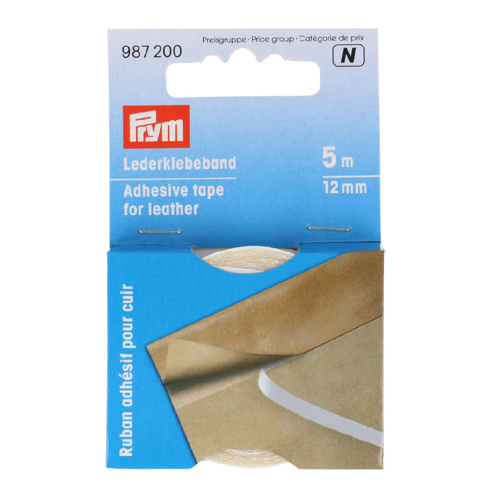 Prym Zelfklevende tape voor leder 12mm - 5x5m