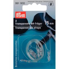 Prym Fashion Träger 15mm transparent - 5x2Stk