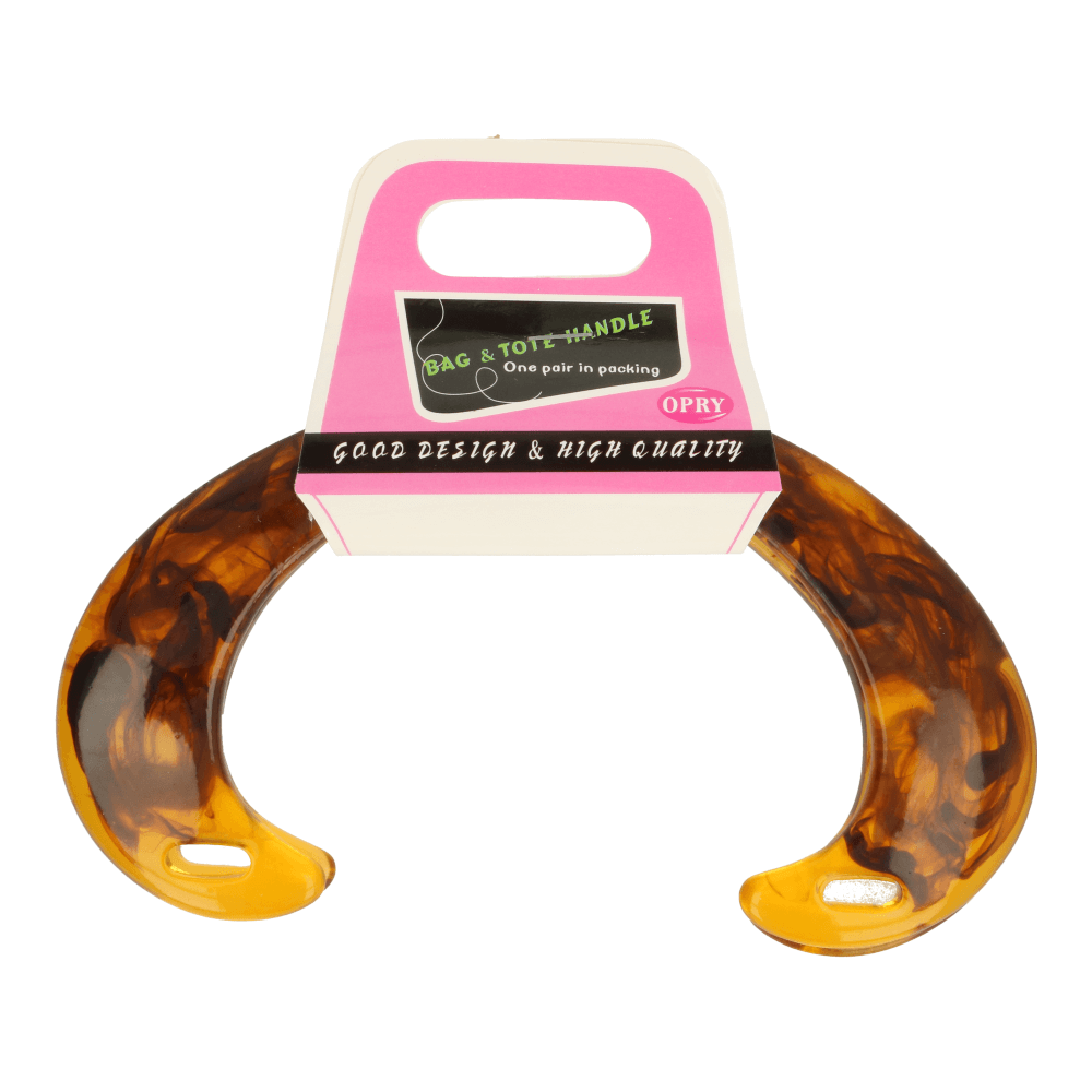 Tasbeugel kunststof 18,5cm schildpad - 3 paar