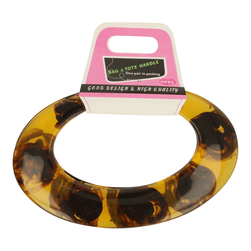 Tasbeugel kunststof 15cm schildpad - 3 paar